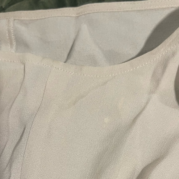 Eileen Fisher off white 100% silk sleeveless button front tunic, size XSmall - Picture 15 of 15
